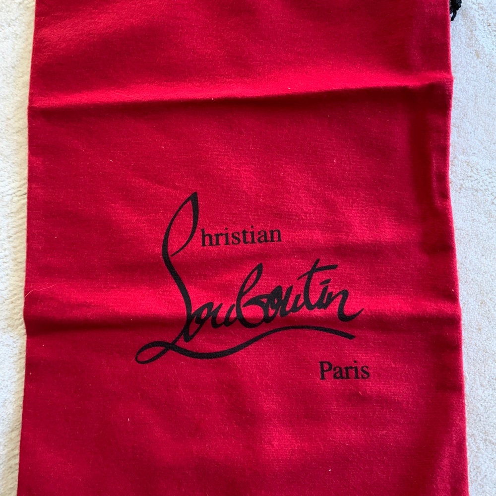 Authentic Christian Louboutin shoe bag